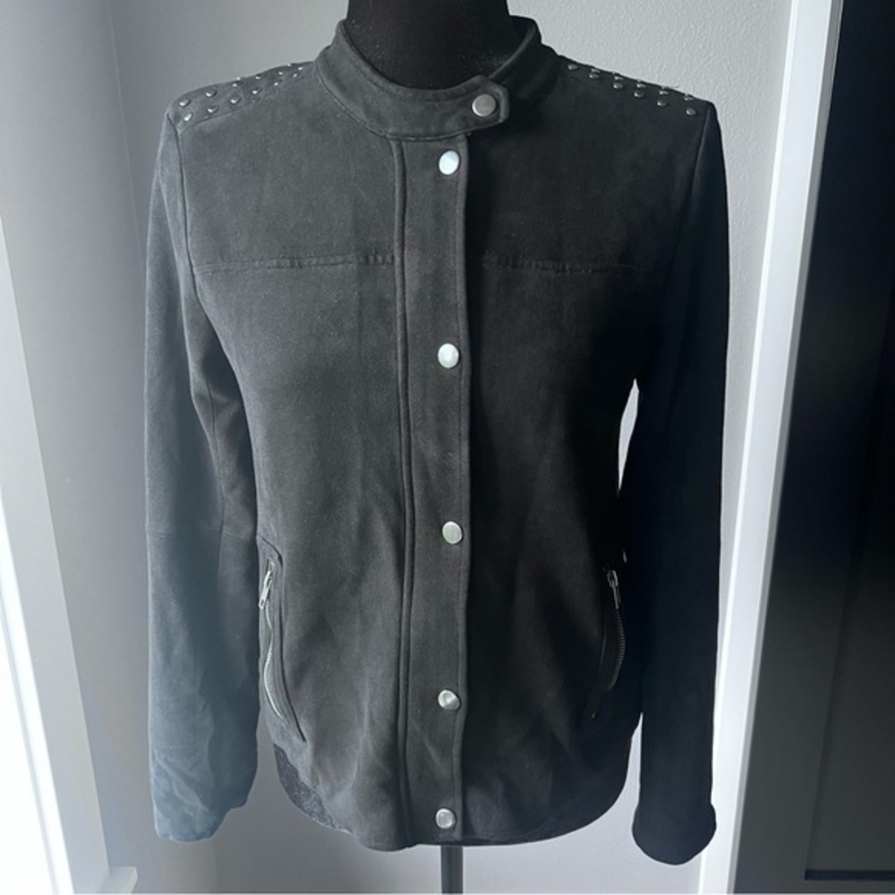 Pixley faux suede jacket size small